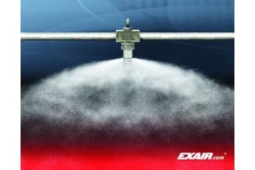 EXAIR 二流體霧化噴嘴提供360度分布覆蓋Atomizing Spray Nozzle Provides 360 Degree Coverage EXAIR 二流體霧化噴嘴提供360度分布覆蓋Atomizing Spray Nozzle Provides 360 Degree Coverage