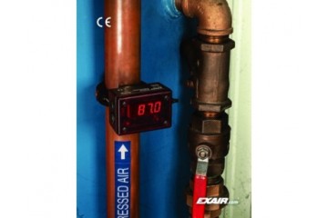 EXAIR 新型壓力傳感數字流量計監控壓力和流量 New Pressure Sensing Digital Flowmeters Monitor Pressure and Flow