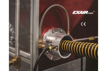 ​使用EXAIR第四代超級離子風擦拭器(離子環形風刀)，可消除軟管，管子和擠壓形狀上的靜電！Eliminate Static on Hose, Tube, and Extruded Shapes w/ EXAIR’s Gen4 Super Ion Air Wipe!